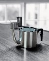 Stelton AJ CYLINDA LINE Stalowy Dzbanek do Herbaty 1,25 l  / Srebrny