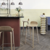 Muuto VISU BAR Hoker - Stołek Barowy 65 cm Czarny
