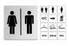 Zack INDICI Tabliczka Informacyjna - WC Męskie