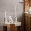 Lyngby Porcelain TURA Świecznik 8 cm / Biały