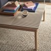 Muuto COUPLE Stolik Kawowy z Ceramicznym Blatem 84x80 cm / Ciemny Dąb - Blat Gładki Taupe