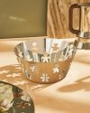 A di Alessi GIROTONDO Stalowy Kosz na Owoce 20,5 cm / Srebrny