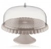 Guzzini TIFFANY Patera z Kloszem do Ciasta 36 cm / Taupe