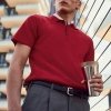 Alessi CAFFA Kubek Termiczny ze Stali Polerowanej - Czerwony