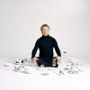 Alessi ITSUMO YUNOKI Miska do Sałaty 25 cm / Biała Zdobiona