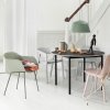 Muuto FIBER ARMCHAIR TUBE BASE Krzesło - Białe