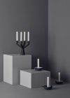 Stelton ONE Świecznik - Czarny