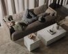 Menu OFFSET Sofa Potrójna - Tkanina Kvadrat Odcień Jasnoszary