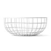 Menu WIRE Metalowy Kosz na Owoce - Pieczywo 25 cm / Biały