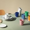 Lyngby Porcelain RHOMBE COLOR Kubek z Uchem 330 ml Różowy