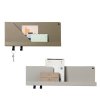Muuto FOLDED Organizer - Półka Ścienna 63 cm Oliwkowa