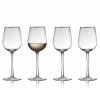 Lyngby Glass PALERMO Kieliszki do Białego Wina 300 ml 4 Szt. / Złote