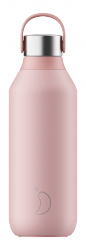 Chilly's SERIES 2 Stalowa Butelka Termiczna 500 ml Różowa