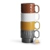 Sagaform COFFEE RETRO Filiżanka do Kawy 400 ml Czerwona