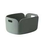 Muuto RESTORE Pojemnik - Kosz Filcowy do Przechowywania - Zielony Dusty Green