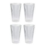 Stelton PILASTRO Szklanki Wysokie 350 ml do Kawy Latte 4 Szt.