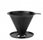 Stelton NOHR Stalowy Filtr do Parzenia Kawy Metodą Pour Over / Czarny