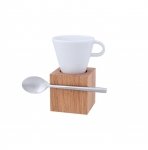 Clap Design CUBE Filiżanka / Zestaw do Kawy Espresso 50 ml Biały