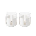 Stelton LUNA Świecznik Tealight 2 Szt. Biały