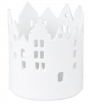 Rader HOME Świecznik City Light 9 cm Domek Biały