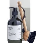 Meraki HOME Dozownik - Ekologiczny Płyn do Mycia Naczyń 490 ml Forest Garden + Szczotka do Naczyń - Zestaw Prezentowy