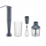 Alessi PLISSE Blender Ręczny + Akcesoria - Szary