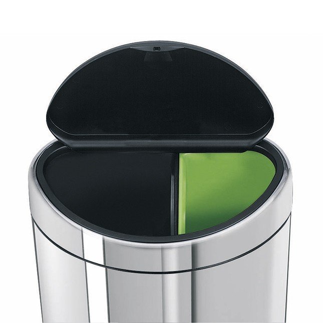 Brabantia TWIN BIN Kosz do Segregacji 10/23 l Stal Matowa FPP