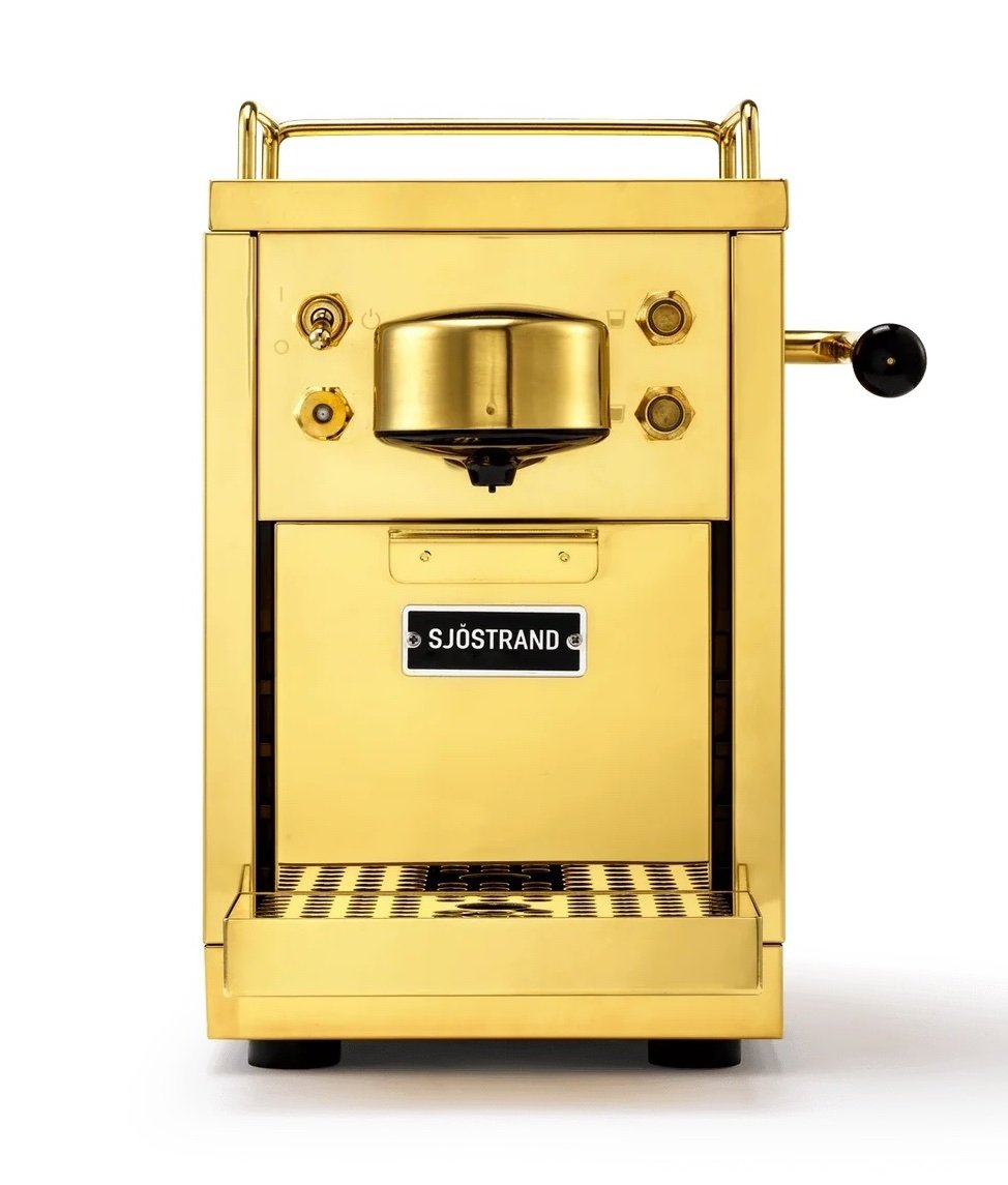 Sjöstrand THE ORIGINAL Ekspres ze Stali Polerowanej do Kawy w