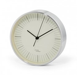 Philippi TEMPUS W4 Zegar Ścienny 20 cm Srebrny / Biały