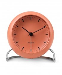 Rosendahl ARNE JACOBSEN Zegarek Stołowy - Budzik Pomarańczowy PALE ORANGE