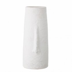 Bloomingville BERICAN Ceramiczny Wazon do Kwiatów 40 cm / Biały