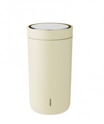 Stelton TO GO CLICK Stalowy Kubek Termiczny 200 ml / Żółty Mellow Yellow