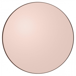 AYTM - CIRCUM Lustro Ścienne Okrągłe 110 cm Różowe
