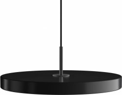 Umage ASTERIA Lampa Wisząca 43 cm z Czarnym Mocowaniem / Czarna