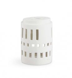Kähler URBANIA Świecznik Tealight - Domek Biały - Little Tower