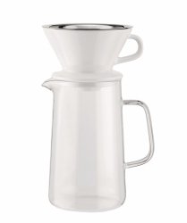 Alessi COFFEE Dzbanek - Karafka z Filtrem do Parzenia Kawy w Stylu Slow Coffee