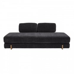 Bloomingville GROOVE Sofa Rozkładana z Funkcją Spania / Ciemnoszara