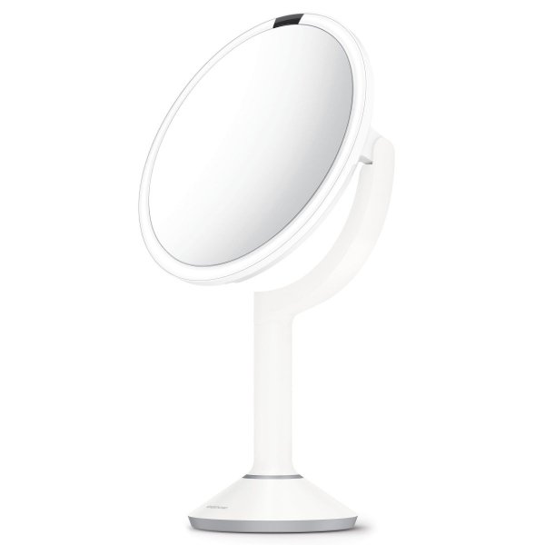 Simplehuman TRIO Lustro Sensorowe Bezprzewodowe 20 cm / Białe
