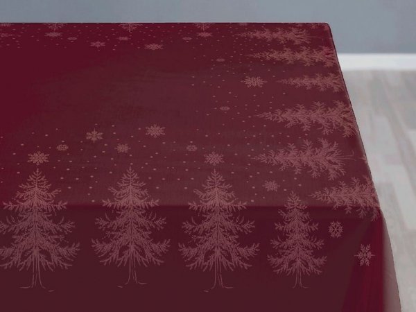 Sodahl CHRISTMAS WINTERLAND Obrus Świąteczny na Stół 150x320 cm Czerwony