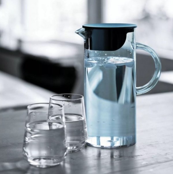 Stelton EM Dzbanek do Wody 1,5 l / Jasnoniebieski