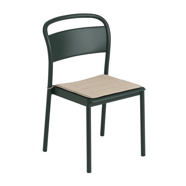 Muuto LINEAR SIDE Krzesło Ogrodowe Metalowe / Białe