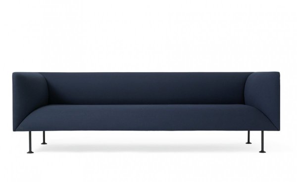 Menu GODOT Sofa 3-Osobowa Granatowa - Royal Blue