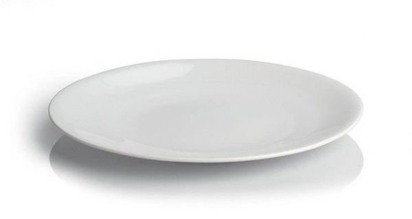 A di Alessi ALL-TIME Talerz Obiadowy 27 cm Biały 4 Szt.