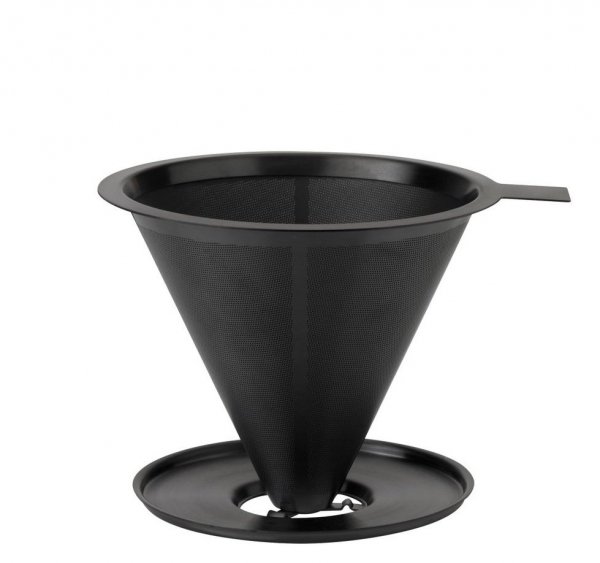 Stelton NOHR Stalowy Filtr do Parzenia Kawy Metodą Pour Over / Czarny