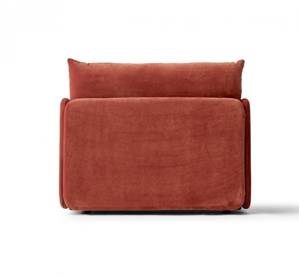 Menu OFFSET Sofa Pojedyncza - Tkanina Kvadrat Odcień Czerwony