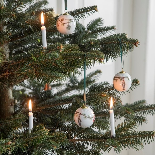 Kähler HAMMERSHØI CHRISTMAS Bombka Porcelanowa / Kolekcja 2021