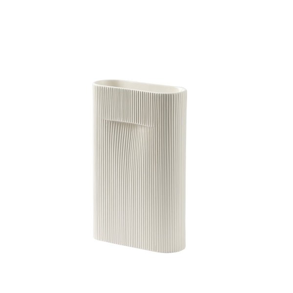 Muuto RIDGE Wazon do Kwiatów 35 cm Biały (Off-White)