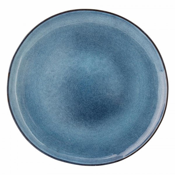Bloomingville SANDRINE Talerz Obiadowy 28,5 cm / Niebieski