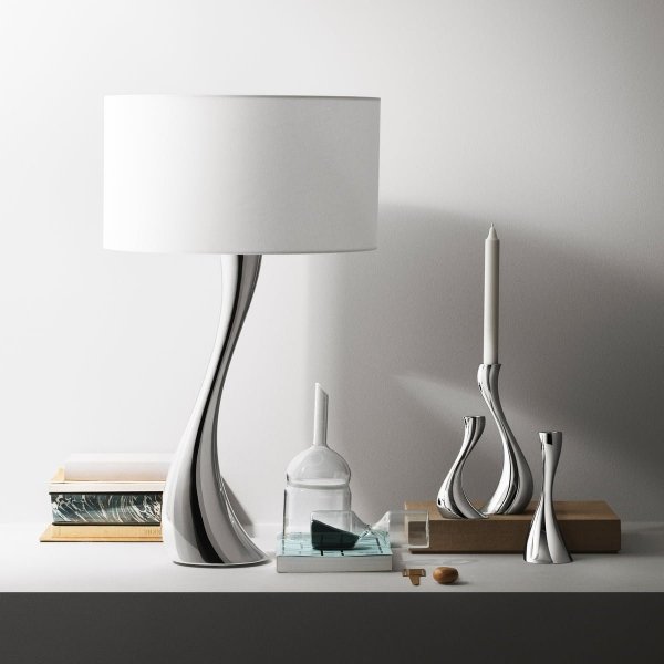 Georg Jensen COBRA Lampa Stołowa 72 cm Biała