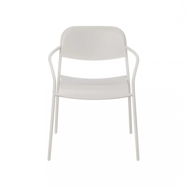 Blomus YUA Krzesło Ogrodowe z Podłokietnikami / Jasnoszare Silk Grey